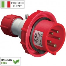 Βιομηχανικό Φις Αρσενικό 16A 5P 400V Κόκκινο IP67 EC69075